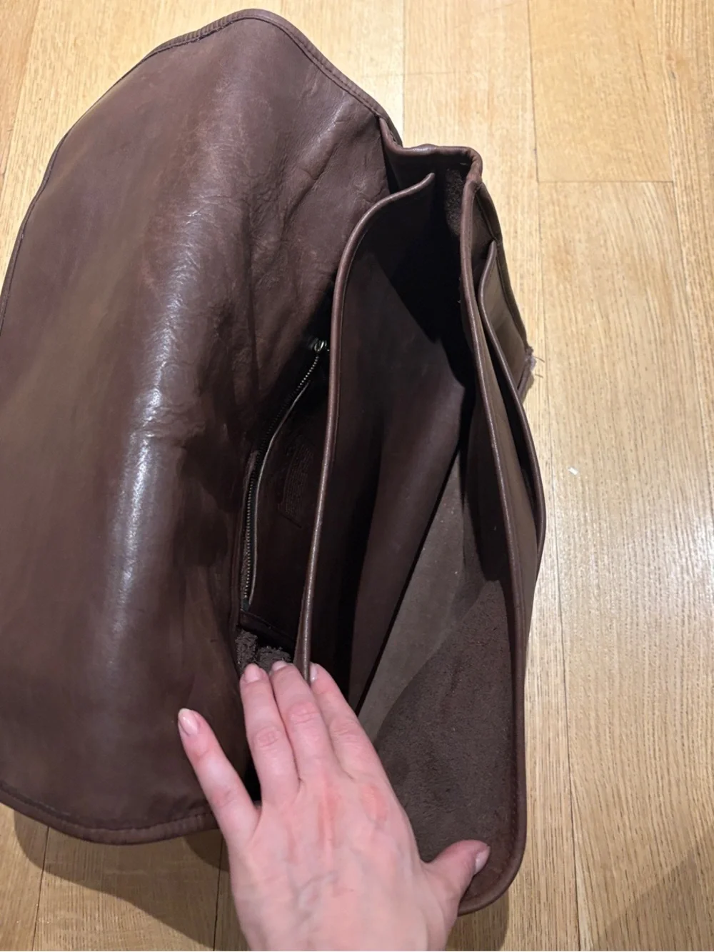 Vintage COACH Wall Street Brown Leather   Bag